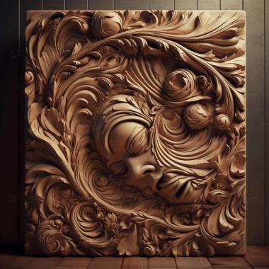 Patterns and decorations stl design 2 3d model